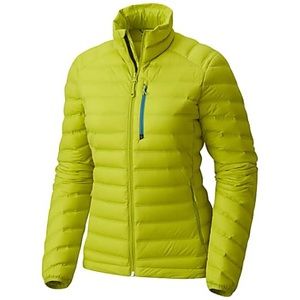 Mountain Hardwear Women's Stretchdown Hooded Jacket Fresh Bud Size Small